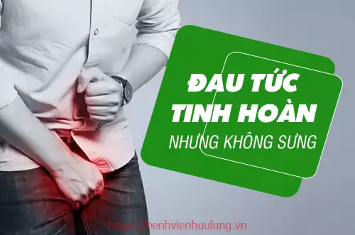 Các bệnh nam khoa có thể gây ra đau tinh hoàn nhưng không sưng