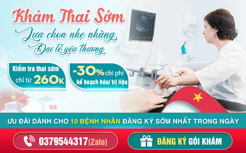 Đăng ký gói khám ưu đãi kiểm tra thai sớm